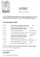 Jahresprogramm